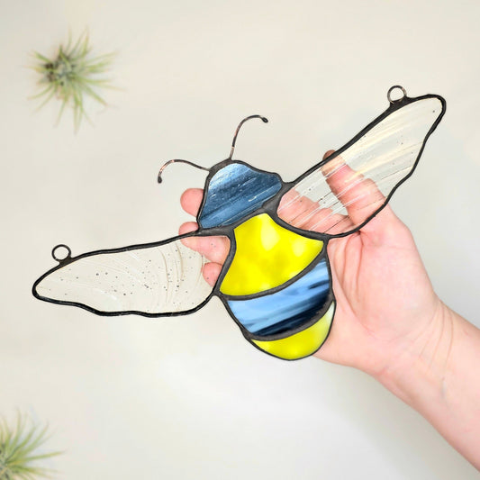 The Birds & Bees: Stained Glass 3D Hummingbirds & Bees