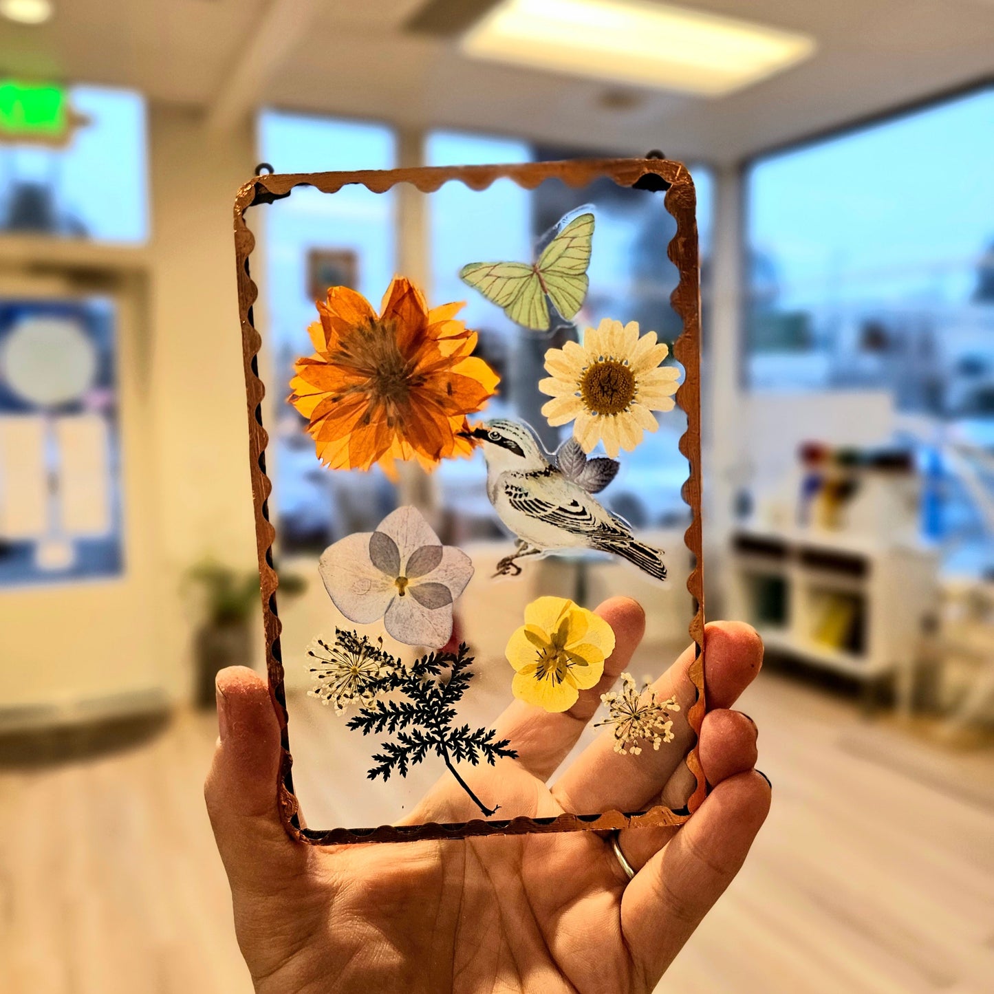 Enchanted Windows: Pressed Flower Suncatcher Workshop
