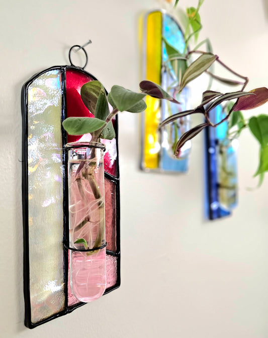 Bloom & Grow: Stained Glass Plant Holders