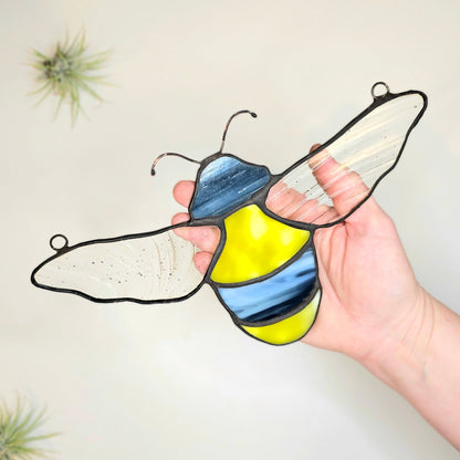 The Birds & Bees: Stained Glass 3D Hummingbirds & Bees