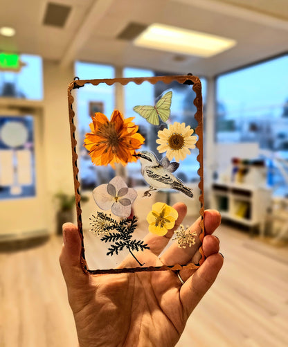 Enchanted Windows: Pressed Flower Suncatcher Workshop