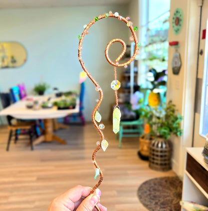Copper Plant Stake: Metal Arts Workshop