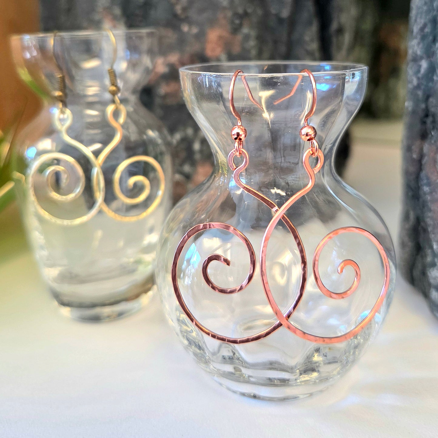 Spiral Earrings: Metal Arts Workshop