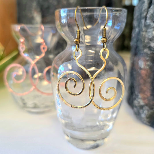 ⚒️Spiral Earrings