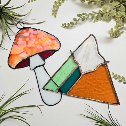 Wild Wonders: Stained Glass Mountains & Mushrooms