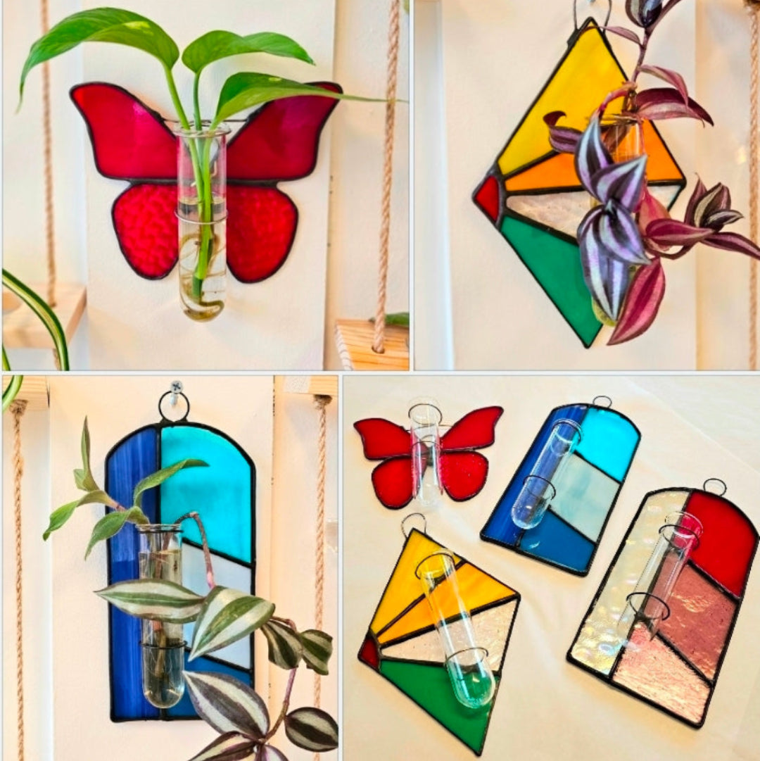 Bloom & Grow: Stained Glass Plant Holders