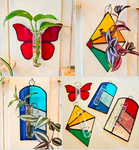 Bloom & Grow: Stained Glass Plant Holders