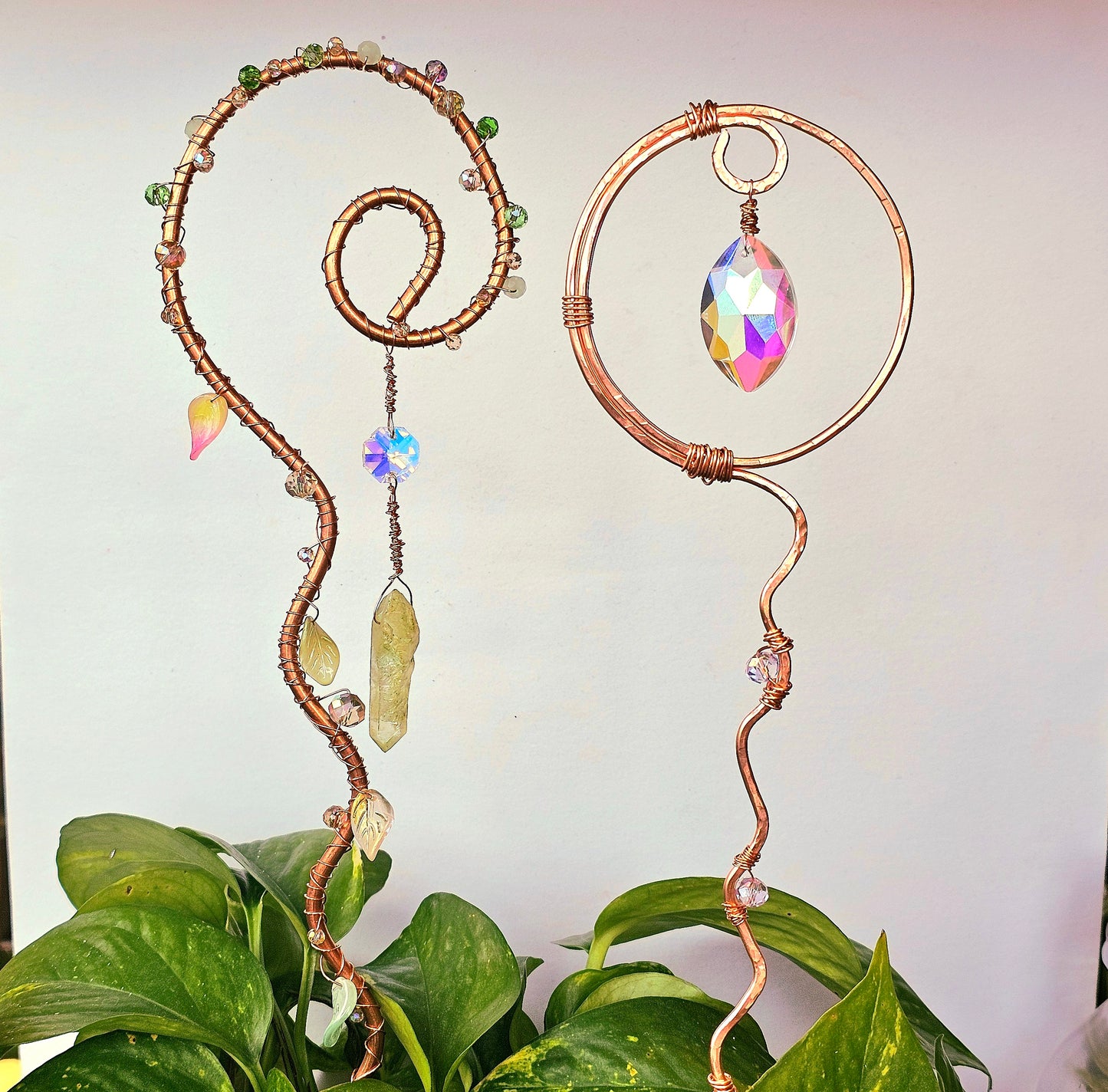 Copper Plant Stake: Metal Arts Workshop