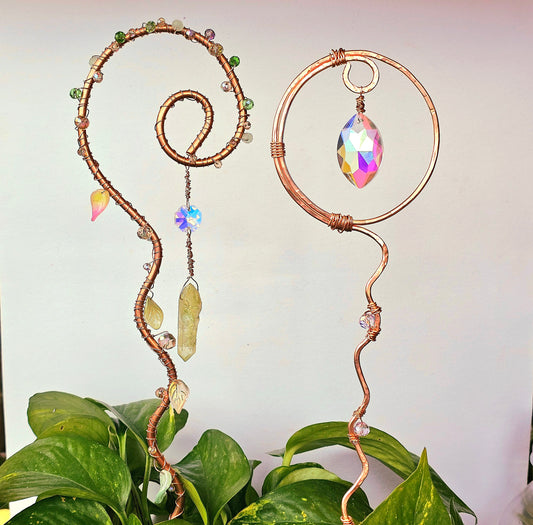 Copper Plant Stake: Metal Arts Workshop