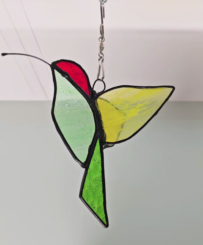 The Birds & Bees: Stained Glass 3D Hummingbirds & Bees