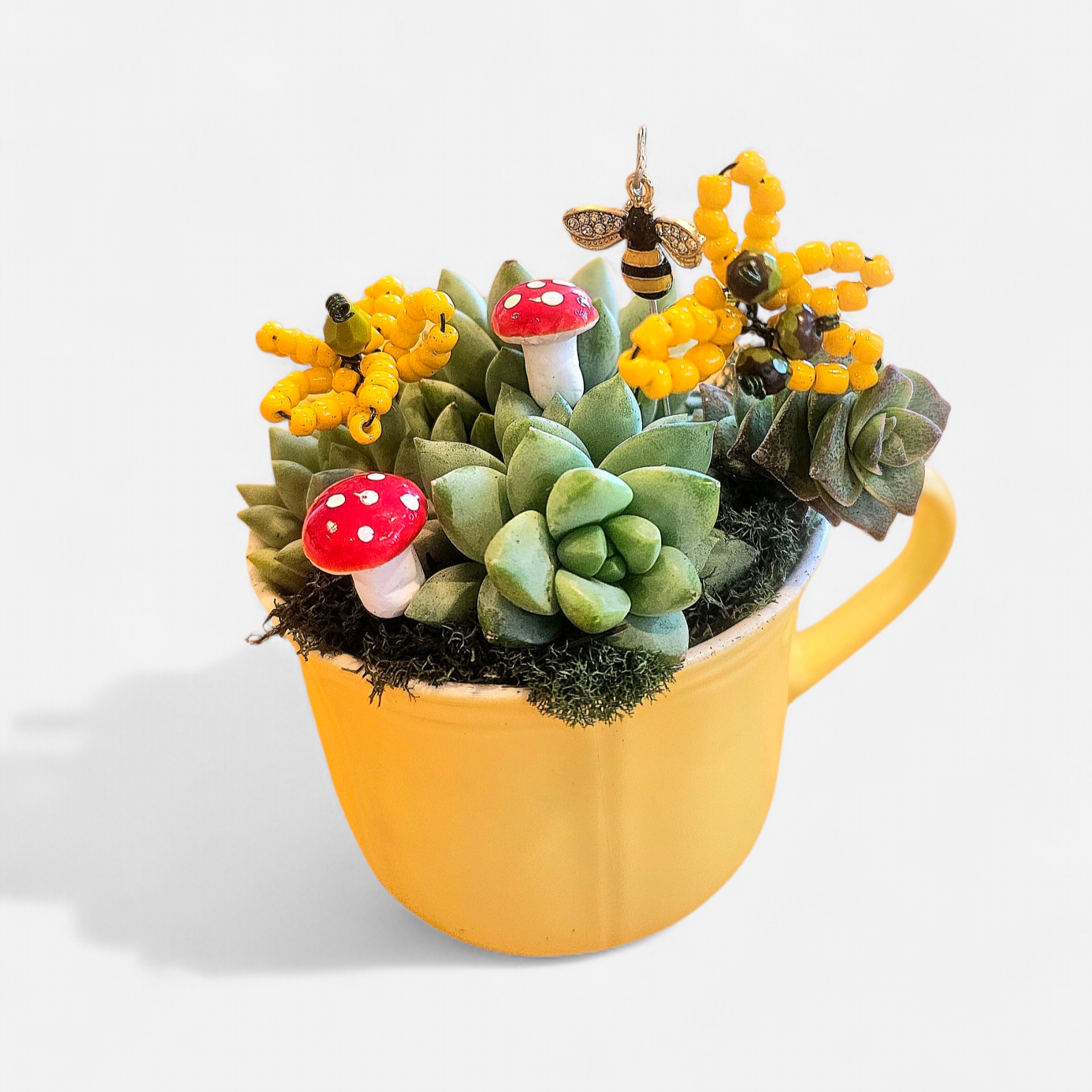 Moss & Miniatures: Tiny Teacup Terrariums